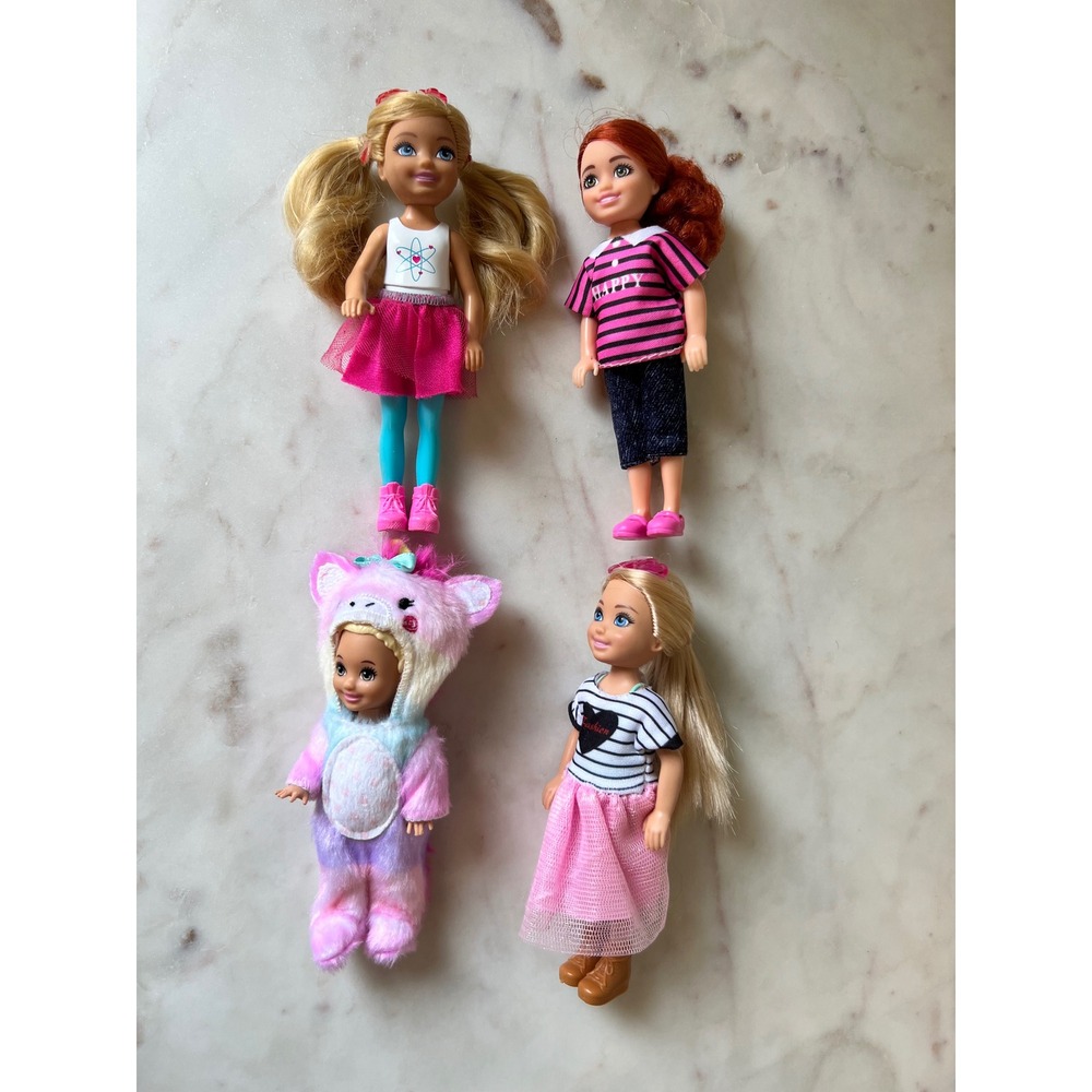 Little Sister Barbie Dolls set of 4